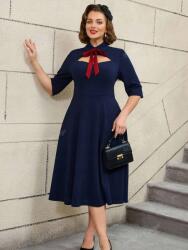 Shein Sötétkék Ruha Cut Out Masnival (3XL) (587508)