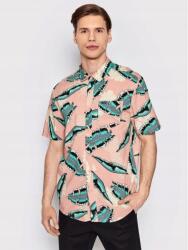 Volcom Rózsaszín Rövid Ujjú Ing Mintás (L) (551655)