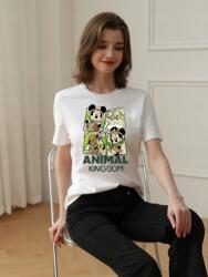 Shein Fehér Nyomott Mintás Póló (M) (611646)