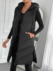 Shein KU131 Shein Pihe-puha Ujjatlan Kapucnis Mellény (3) XL