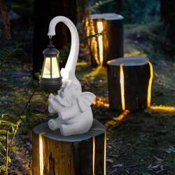  Elefánt napelemes lámpa kültéri és beltéri kerti dekoráció (FZY2407)