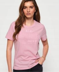 Superdry Rózsaszín Feliratos Póló (40) (586021)