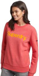 Superdry Piros Logós Pulóver (44) (580097)