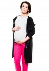  Stílusos kismama melegítőfelső Heaven cipzáras fekete S/m 9000