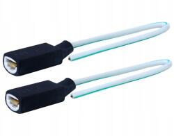 Carmotion Izzó foglalat H1/H3 egyenes, kerámia , 15 cm kábel, 2 db