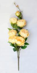  Bazsarózsa Csokor Bazsarózsa ág virág művirág narancssárga (T97)