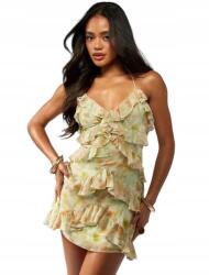 Missguided Mini ruha, fodros, poliészter, Size M, többszínű