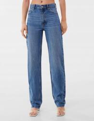 Bershka Kék Egyenes Farmernadrág (32) (546285)