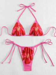 Shein Rózsaszín Kötött Bikini (s) (611935)