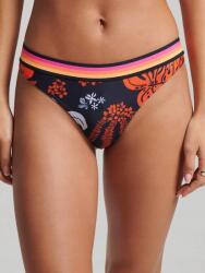 Superdry Bikinialsó, sötétkék, virágos minta, Size 36, poliészter (574730)
