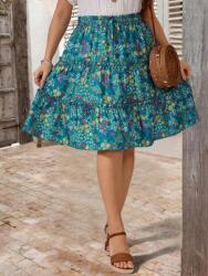 Shein Tengeri Trapéz Mintás Ruha (1XL) (610637)