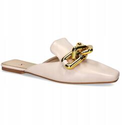 Casu Lapos Szandál Papucs Arany Színű Lánccal Divatos Új 36-OS (T500P)