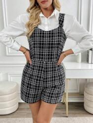 Shein Fekete Mintás Overál (XL) (608519)