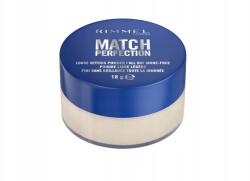 Rimmel Match Perfection Átlátszó púder 001 Translucent (3616305502490)