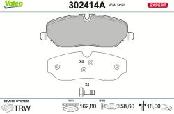 VALEO Set placute frana VALEO 302414A (302414A)