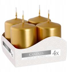 ADMIT Adventi gyertya 60x40mm Arany metálfényű (4db) (1195)
