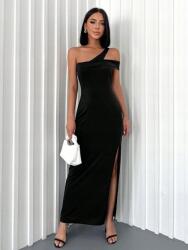 Shein Fekete Kivágott Ruha (s) (576813)