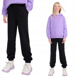 4F Lány Jogger Melegítőnadrág 146 Fekete Pamut (4FJWMM00TTROF1189 20S)