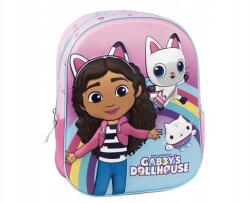Cerda Gyerek 3D hátizsák Gabby babaháza rózsaszín, 2100005352 (2100005352)
