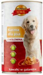 MK Animals Kutyaeledel Marhahússal Konzerv 1240G darabok zselében