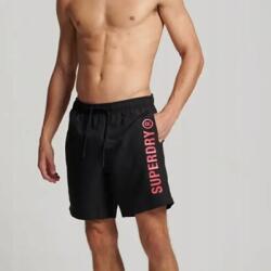 Superdry Fekete Logós Úszónadrág (M) (574832)