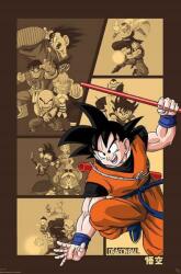 Pyramid International Dragon Ball Retro Goku poszter 61x91, 5 cm