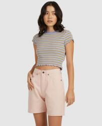 RVCA Világos Rózsaszín High Waist Rövidnadrág (28) (551850)
