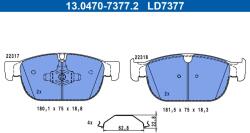 ATE Set placute frana ATE 13.0470-7377.2 (13.0470-7377.2)