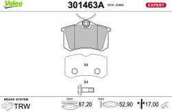 VALEO Set placute frana VALEO 301463A (301463A)