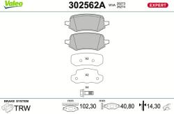 VALEO Set placute frana VALEO 302562A (302562A)