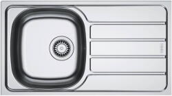 Franke Chiuveta bucatarie inox Franke SKL 611-78/44 DR, dreptunghiulara, 1 cuva si picurator pe partea dreapta, 78x43.5x15 cm, adancime cuva 15 cm, Inox dekor (101.0715.814) Chiuveta