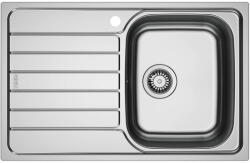 Franke Chiuveta bucatarie inox Franke SKL 611-78/50 ST, dreptunghiulara, 1 cuva si picurator pe partea stanga, 78x50x15 cm, adancime cuva 15 cm, Inox dekor (101.0716.655) Chiuveta