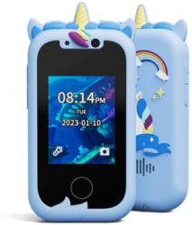  KP08 Unicorn 2.8" játék okostelefon IPS kijelzővel, Dual kamerával gyerekeknek, kék