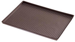 Lékué Tava pentru pizza Lekue 1009040, 40x30x1, 2 cm, Perforata, Silicon platinat, -60/ +220 °C, Maro (1009040)