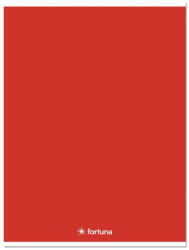 Fortuna Füzet kockás FORTUNA Monocolor A/4 32 lapos 87-32 piros (01_08661)
