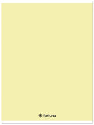 Fortuna Füzet kockás FORTUNA Monocolor A/4 32 lapos 87-32 pasztell sárga (01_08659)