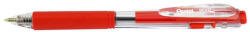 Pentel Golyóstoll, 0, 35 mm, nyomógombos, PENTEL "BK437", piros (COPENBK437P)