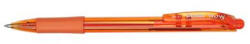 Pentel Golyóstoll, 0, 35 mm, nyomógombos, PENTEL "BK417", narancs (COPENBK417N)