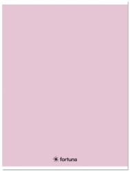 Fortuna Füzet kockás FORTUNA Monocolor A/4 32 lapos 87-32 pasztell rózsaszín (01_08658)