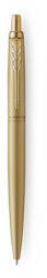 Parker Golyóstoll, 0, 7 mm, nyomógombos, arany színű klip, arany tolltest, PARKER, "Royal Jotter XL", kék (COICPJRXLA)