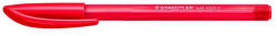 STAEDTLER Golyóstoll, 0, 3 mm, kupakos, STAEDTLER "Ball 432", piros (COTS432F2)