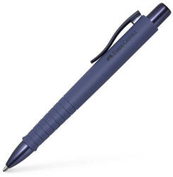 Faber-Castell Golyóstoll, 1 mm, XB, nyomógombos tolltest, kék alkonyat tolltest, FABER-CASTELL "Poly Ball Urban", kék (COTFC241111)