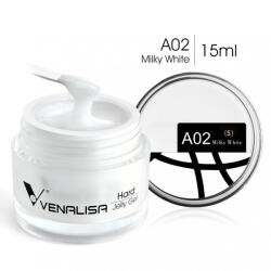  Venalisa Jelly műköröm építő zselé /Builder Gel- A02 Milky White 15ml (a02)