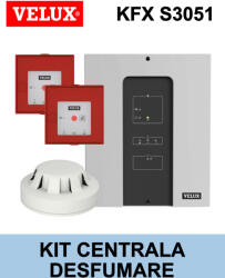 Velux Kit centrala desfumare ferestre evacuare fum Velux KFX S3051