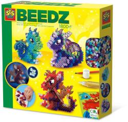 SES Creative Beedz margele de calcat Dragoni 3D Glow in the Dark (06208)