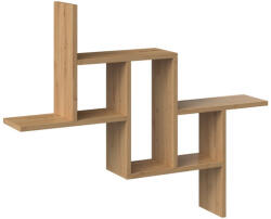 GreenSite Fiesta nyitott fali polc, tároló, tölgy