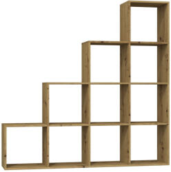 GreenSite Step 4X4 polc, tölgy