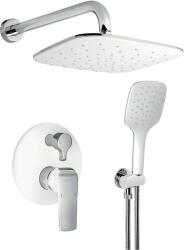FERRO Nobless Tina - Rejtett keverő- és zuhanykellék-készlet, króm/fehér SADA38050R, 1 (SADA38050R,1)