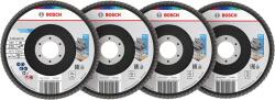 Bosch X451 Lamellás tárcsakészlet, 125x22, 23 mm, G40; 60; 80; 120, T27 2608626164 (2608626164)