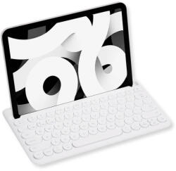 Macally Безжична клавиатура за таблети и мобилни устройства с Bluetooth - Macally Portable Multi-Device Rechargeable Bluetooth Keyboard US (бял) (BTTABKEYBAT)